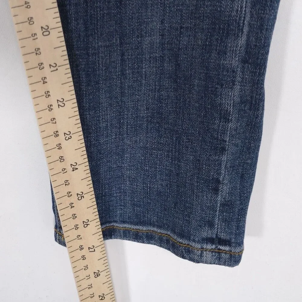 ANTHROPOLOGIE‎ PILCRO Jeans 26 Petite Patchwork Distressed Slim Boyfriend Floral